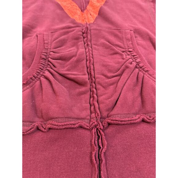 Virginia Tech Hokies Nike Zip Up Hoodie Embroidered Ladies Size Large (125) - Picture 5 of 12